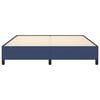 vidaXL Bedframe zonder matras stof blauw 180x200 cm