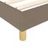 vidaXL Boxspring bed 90x200 cm stof taupe