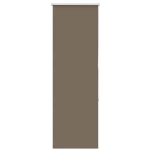 vidaXL Rolgordijn verduisterend koffie 40x130 cm stofbreedte 35,7 cm