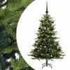 vidaXL Kunstkerstboom met kerstbal 120 cm 150 LED's Warmwit