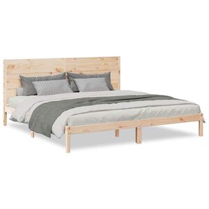 vidaXL Bedframe extra lang zonder matras massief hout 200x210 cm