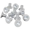 vidaXL Verzonken schroeven 32727 st Zilver IJzer