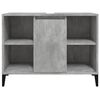 vidaXL Wastafelkast 80x33x60 cm bewerkt hout betongrijs