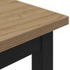 vidaXL Bank Ambachtelijk eiken 200 x 35 x 45 cm Bewerkt hout