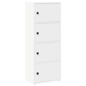 vidaXL Boekenkast 40x24x102 cm bewerkt hout wit