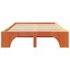 vidaXL Bedframe Wasbruin 120 x 200 cm Massief grenenhout