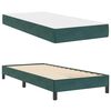 vidaXL Boxspringbed met matras Donkergroen 80 x 220 cm Stof