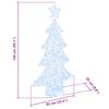 vidaXL Kerstboom met 160 LED Koudwit 150 cm Acryl