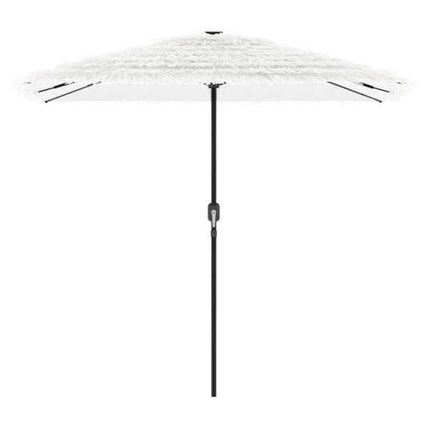 vidaXL Parasol met stalen paal 248x248x248 cm wit