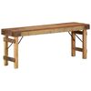 vidaXL Bank Naturel 110 x 35 x 46 cm Hergebruikt Oud Hout