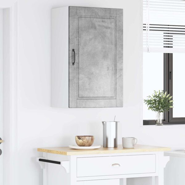 vidaXL Keukenkast met plank Beton Grijs 50 x 31 x 80 cm Bewerkt hout