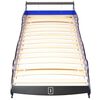 vidaXL Kinderbed raceauto blauw 90x200 cm