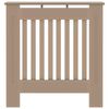 vidaXL Radiatorafdekking Bruin 78 x 19 x 81,5cm Bewerkt hout