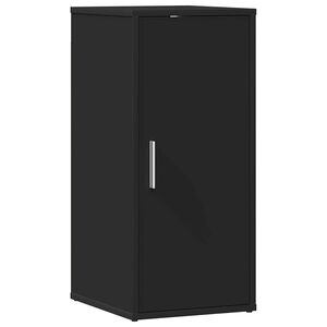 vidaXL Schoenenkast 32x35x70 cm bewerkt hout zwart