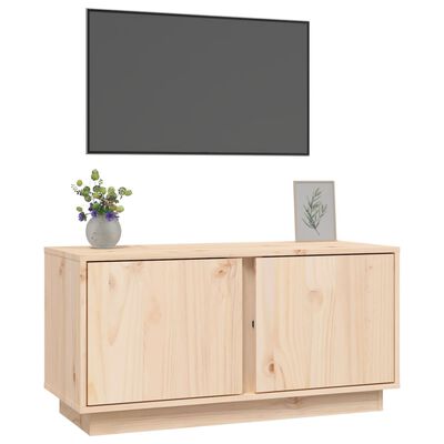 vidaXL Tv-meubel 80x35x40,5 cm massief grenenhout