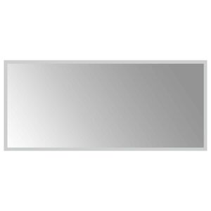 vidaXL LED Badkamer Spiegel Transparant 90 x 40 cm gehard glas