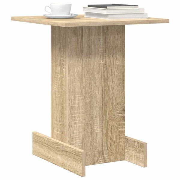 vidaXL Bijzettafel Sonoma Eiken 44,5 x 45 x 55 cm Bewerkt hout