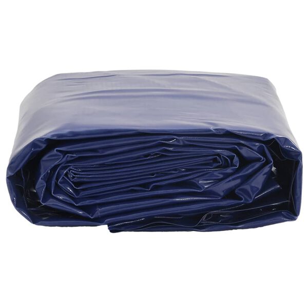 vidaXL Dekzeil 650 g/m&sup2; 4x4 m blauw