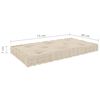 vidaXL Palletvloerkussen 73x40x7 cm katoen beige