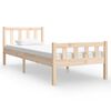 vidaXL Bedframe massief hout 90x190 cm