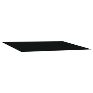 vidaXL Vervangingsdoek voor zonnescherm Zwart 400 &times; 300 cm Polyester