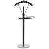 vidaXL Kledingbutler 45x35x107 cm zwart en grijs