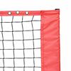 vidaXL Tennisnet Zwart en Rood 396 x 92 x 87 cm Polyester