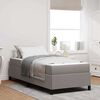 vidaXL Boxspringbed met matras Taupe 90 x 190 cm Stof