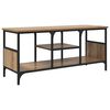 vidaXL TV-kast 100 x 35 x 45 cm Artisan Eiken Gemonteerd hout en ijzer