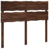vidaXL Live Edge Hoofdbord ROSTOCK Donkerbruin 160 cm