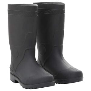 vidaXL Regenlaarzen maat 38 PVC zwart