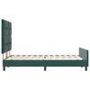 vidaXL Boxspringbed met hoofdeinde Donkergroen 140 x 190 cm Fluweel
