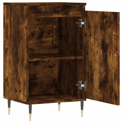 vidaXL Dressoir 40x35x70 cm bewerkt hout gerookt eikenkleurig