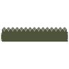vidaXL Gazonranden 30 st 103 x 0,05 x 22 cm Staal Olijfgroen