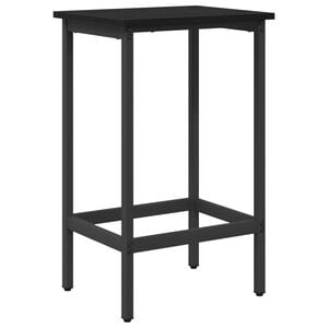 vidaXL Barkruk Zwart eiken 40 x 32 x 64 cm Bewerkt hout