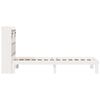 vidaXL Bed met boekenkast zonder matras grenenhout wit 90x200 cm