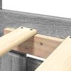 vidaXL Bedframe met hoofdeinde bewerkt hout grijs sonoma 160x200 cm