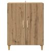vidaXL Dressoir Artisan Eiken 70 x 34 x 90 cm Bewerkt hout