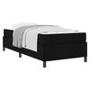 vidaXL Boxspringbed Zwart 90 x 200 cm Stof