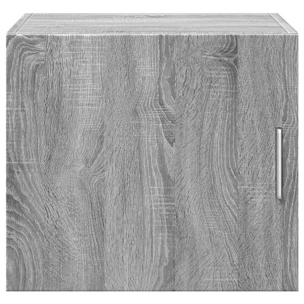 vidaXL Wandkast 45x42,5x40 cm bewerkt hout grijs sonoma eikenkleurig