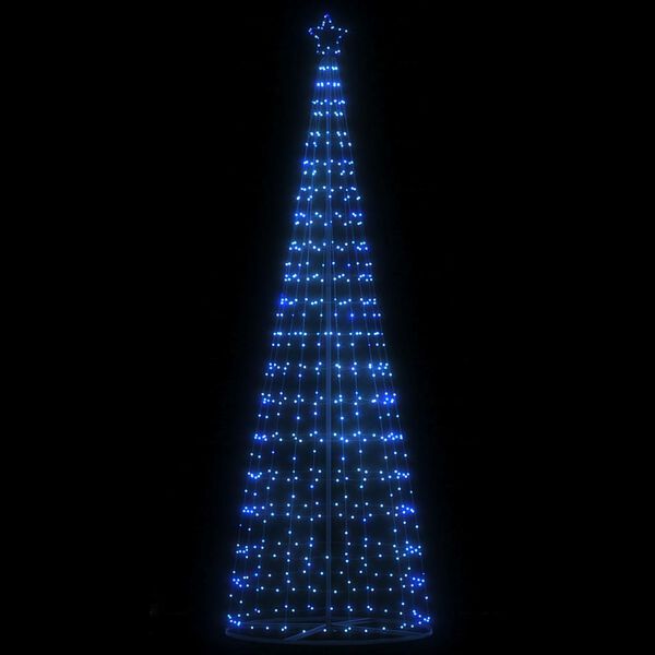 vidaXL LED-kerstboom 550 LEDs 304 cm blauw