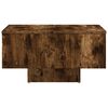 vidaXL Salontafel 60x60x31,5 cm bewerkt hout gerookt eikenkleurig