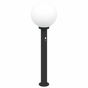 vidaXL Bolderverlichting met sensor 80 cm zwart IP44