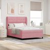 vidaXL Boxspringbed met matras Roze 200 x 160 cm Fluweel
