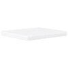 vidaXL Bed met matras "Dover" fluweel lichtgrijs 180x200 cm