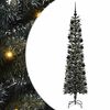 vidaXL Kunstkerstboom Groen 210 cm PVC en Plastic en Staal