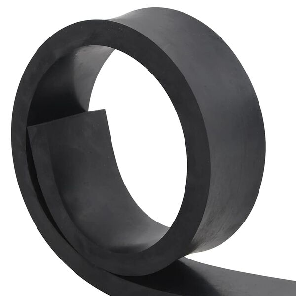 vidaXL Rubberen rand voor sneeuwploeg 80x8x2 cm zwart