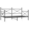 vidaXL Slaapbank zonder matras 107x203 cm staal zwart