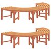 vidaXL Boom bank 8 -Seater 2 st 160 x 80 x 45cm Naturel