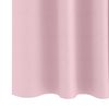 vidaXL Zwart-out Gordijnen met Ringen 2 pcs Babyroze 260 x 140 cm